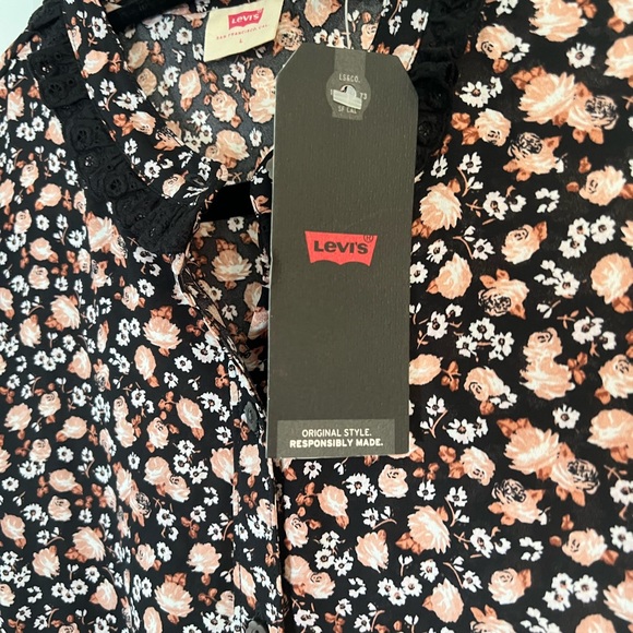 Levi’s floral maxi dress - SZ L - Picture 6 of 6